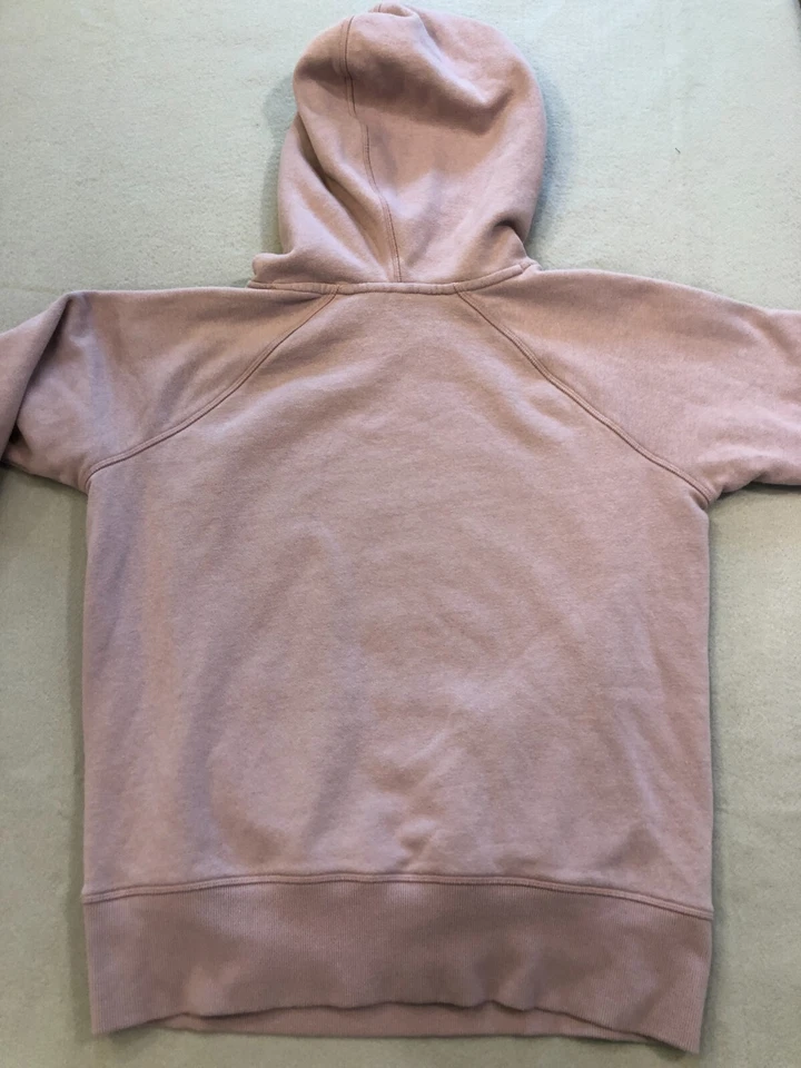 Sudadera Reebok para mujer talla grande lavanda con cuello alto y cuello alto y sudadera con capucha Foto 3 de 4