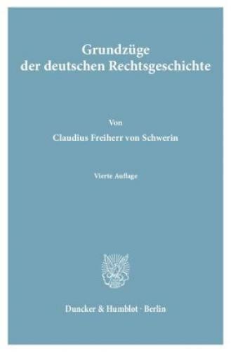 Thumbnail - Grundzüge Der Deutschen Rechtsgeschichte 3350