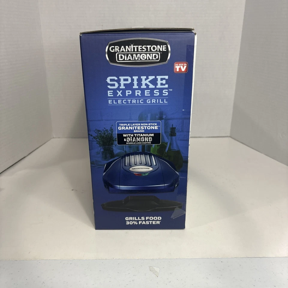 Granitestone Diamond Spike Express Electric Grill New! As Seen On Tv - Image 4 of 4