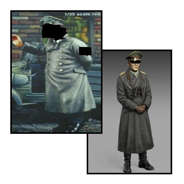 1/35 Resin Figures Model WW2 German High Generals (2 Figures) eBay