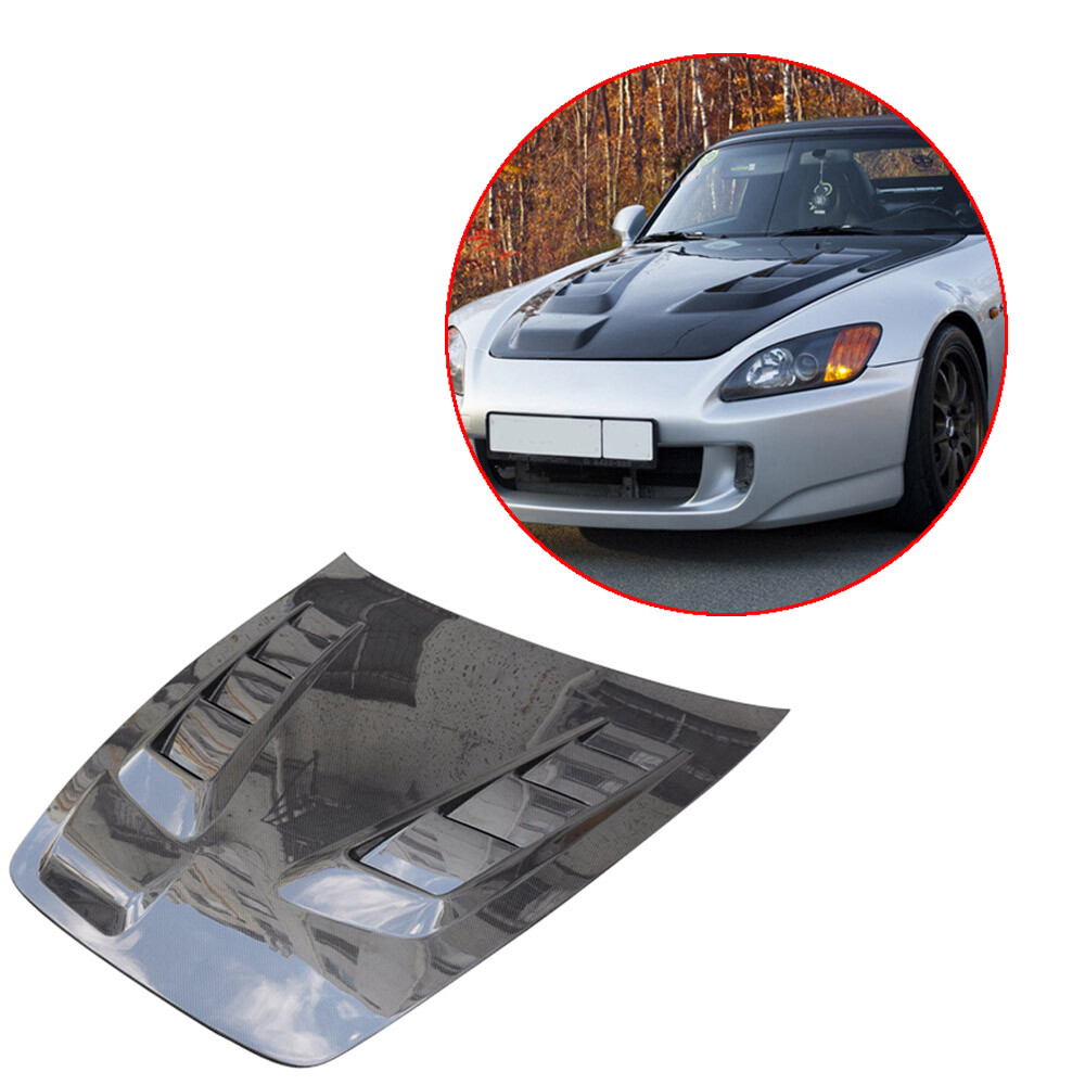 Carbon Fiber Hood Bonnet Cover Fit For 2000-2009 Honda S2000 Ap1