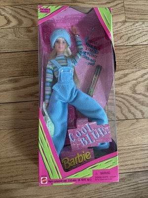 1997 Mattel Barbie Cool Blue Fashion Doll with Hair Colorant #20122 NRFB