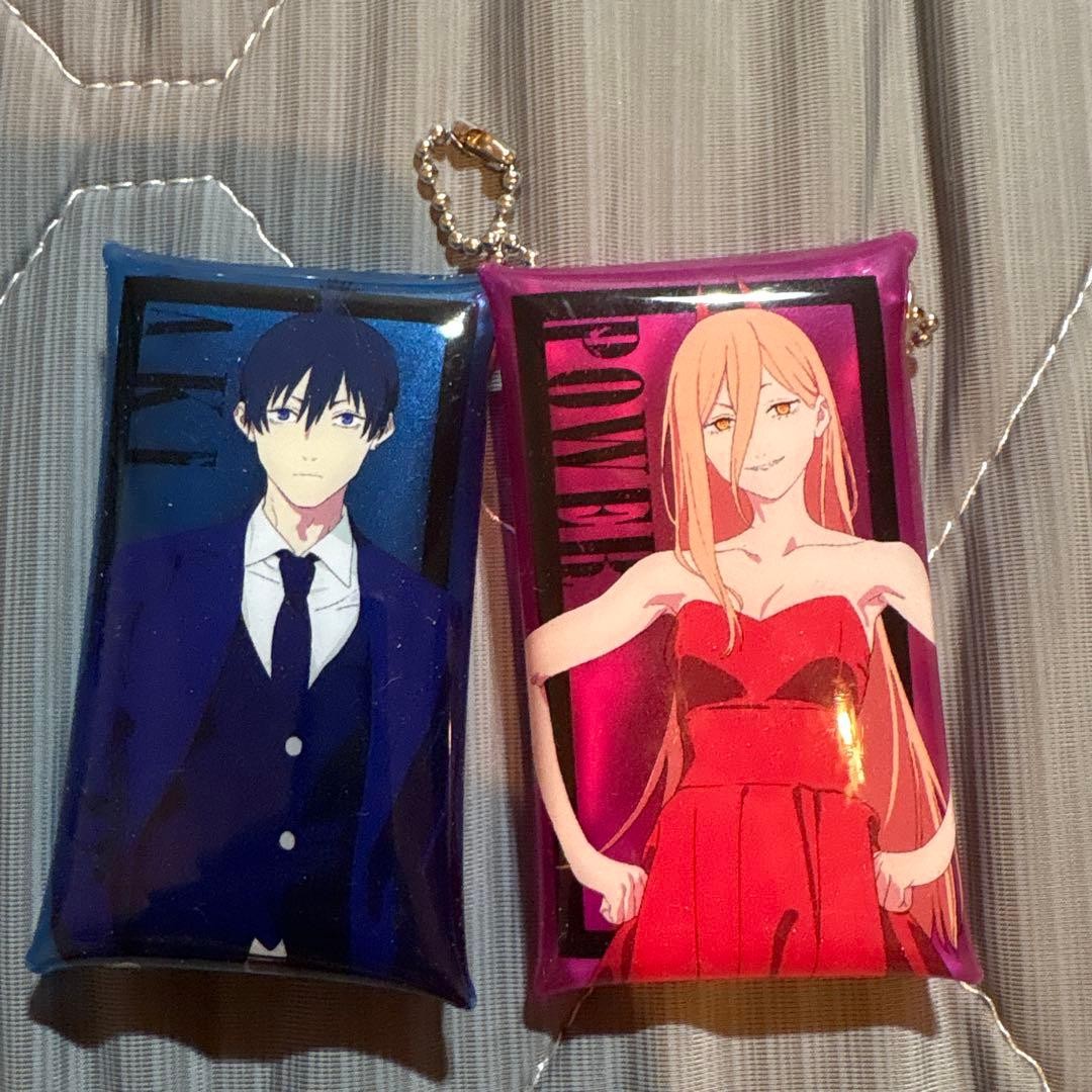 Chainsaw Man Acrylic Keychain Set Power & Aki Used
