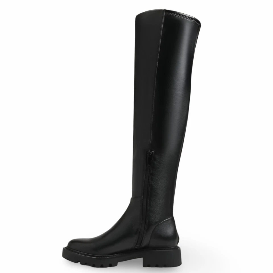 Botas pretas femininas Sam Edelman Kassandra acima do joelho novas com etiquetas/ob 9M - Imagem 4 de 4