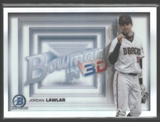 2022 Bowman #B3D-13 Jordan Lawlar Bowman in 3D