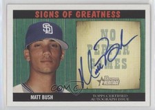 2005 Bowman Heritage Signs of Greatness Matt Bush #SG-MB Auto z4k