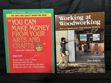 2 Book Combo You Can Make Money From Your Arts & Crafts/ Working @ Woodworking