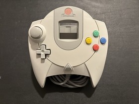 Original SEGA Dreamcast Controller White Gray OEM HKT-7700 In Box Tested & Works