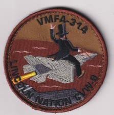 VMFA-314 Lincoln Nation CVW-9 F-35 patch US Marine Corps Aviation USMC