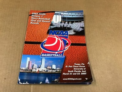 2003 NCAA Division I Men's Basketball 1st & 2nd Rounds - March 21 & 23, 2003