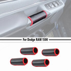 Car Inner Door Grab Handle Leather Case Accessories For Dodge RAM 1500 2019-2025
