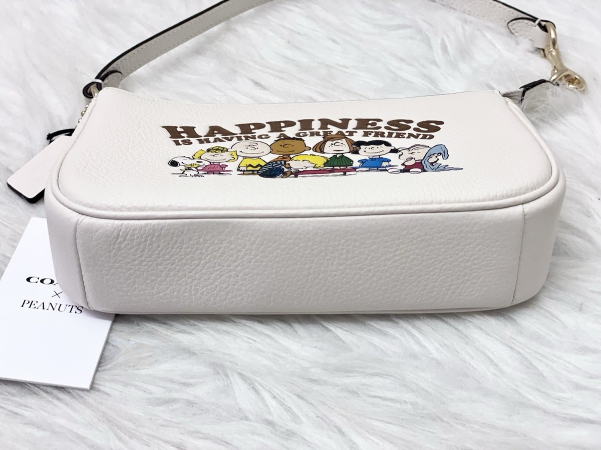 NWT Coach X Peanuts Nolita 19 CBM76 Gold/Chalk Multi | eBay