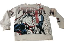 Marvel Spiderman Boys Crewneck Sweatshirt Size M-8 new