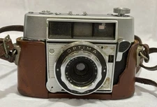 Agfa Optima Color Camera Tully Flash In Brown Case Germany Vintage Working Great