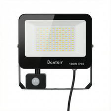 Baxton 100W LED Outdoor Floodlight PIR Motion Sensor 3CCT 3-Year Warranty