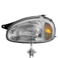 Scheinwerfer Links H4 FüR Opel Corsa B 73_ 78_ 79_ Combo 71_ Inkl. Osram Lampen