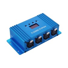 ARTNET RDM 4-Port Output DMX512 Controller 2048CH Artnet to DMX Adapter LED
