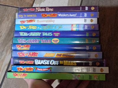 #ad Tom and Jerry DVD Lot Of 11 Some RARE OOP Authentic US Release FREE SHIPPING $24.97