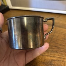 Vintage Nursery Silver Plate 58204 Baby Infant Cup With Handle
