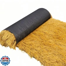 XLX TURF Artificial Thatch Grass - 35" x 6.5' Outdoor Fireproof Fake Hay Bale