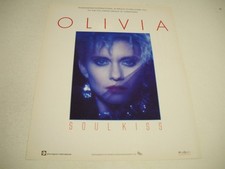 OLIVIA NEWTON-JOHN Dynamic original 1985 Promo Display Ad for SOUL KISS