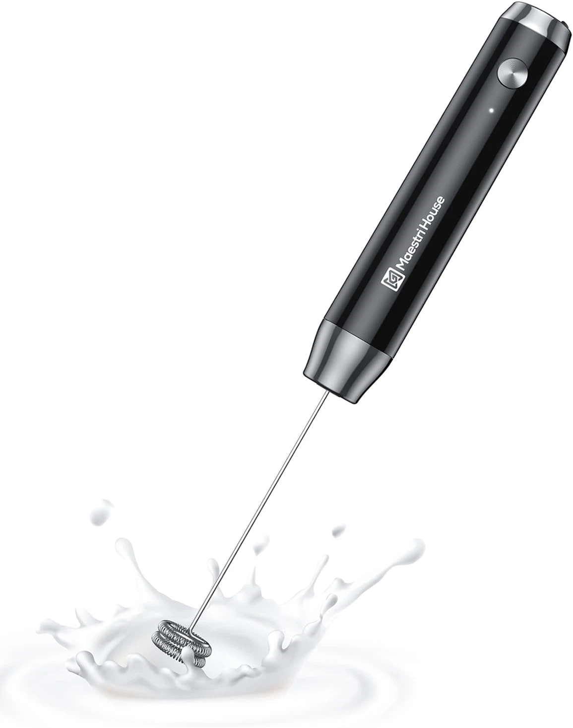 Rechargeable Milk Frother, Lunafro NS Handheld Electric Foam Maker Waterproof De