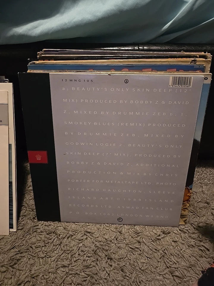 Aswad- Beauty's Only Skin Deep - 12in - 1989 - Read Description - Image 2 of 4