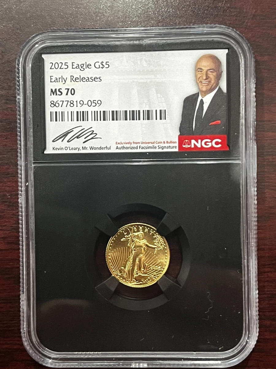 American Eagle MS 70 Graded Business NGC Certified Gold Bullion