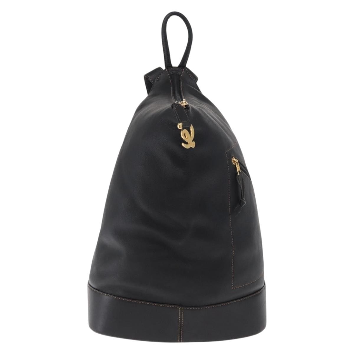 Loewe Anton Backpack Leather Black Backpack | eBay