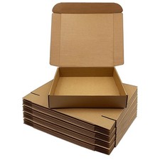 11x11x2 inch Shipping Boxes 20 Pack, Brown Corrugated Cardboard Mailer Box