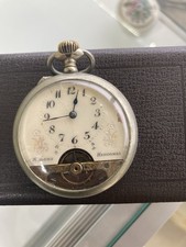 Antique Hebdomas 8 Day Mechanical Swiss Pocket Watch