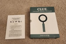 Clue Board Game Vintage Book Edition Linen Box 2015 X