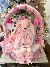 Baby Girl Bunny Diaper Cake  Bunny Ballerina Diaper Cake Diaper Cakes 