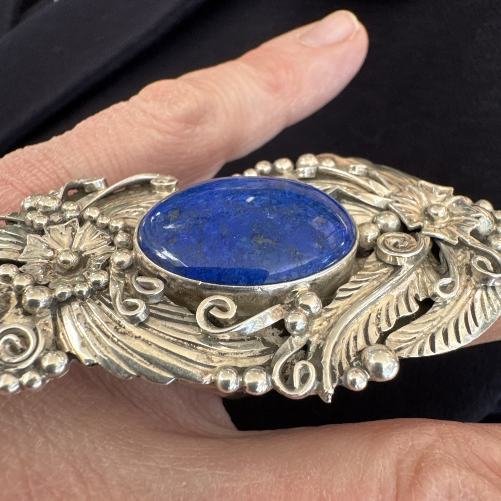 Huge! Statement Piece E KEE Native American Sterl… - image 12