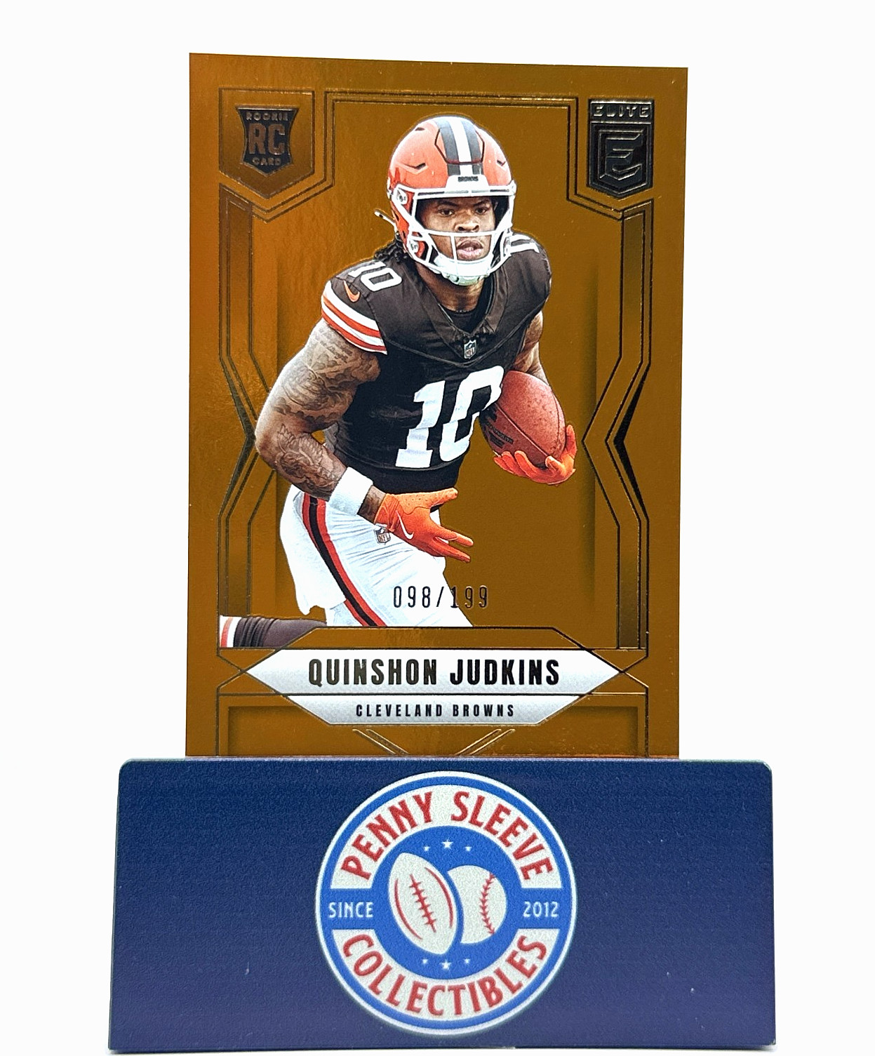 Quinshon Judkins #121 2025 Donruss Elite Rookie RC Orange /199 Browns - PSC