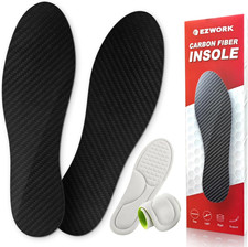 Carbon Fiber Insoles, Carbon Fiber Foot Plate 1 Pair Rigid Shoe Insert Support T