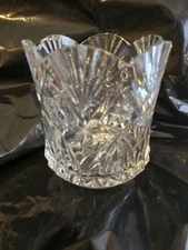 Crystal Ice Bucket New 7x7 Inches