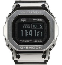 CASIO G-Shock GMW-BZ5000D-1JF Vollmetall Radio Solar gebraucht mit Box Papier