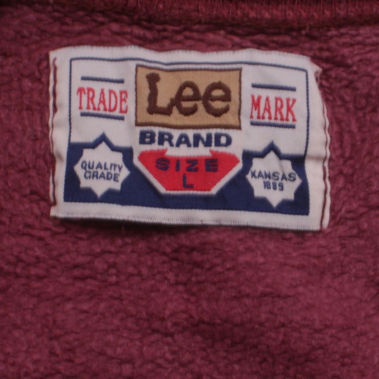 Lee Red Sweatshirt Mens L image 4