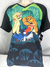 New Women's Disney - Tooniforms -The Lion King - Size XL - Scrubs Top