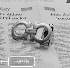 Salvatore Ferragamo Classic Alloy Belt Buckle for 34-35mm leather strap-Silver