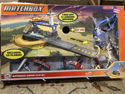 Matchbox Skybusters Supersonic Airport Target Exclusive 2012 New In Box