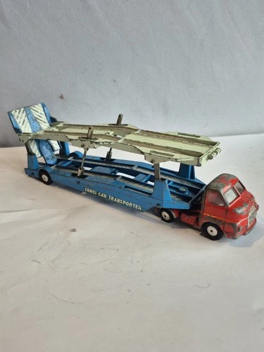 Vintage CORGI Major TOYS No 1101 Bedford CARRIMORE CAR TRANSPORTER