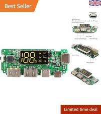 Versatile 18650 Dual USB Module: 5V 2.4A Charger with Integrated Safety Features
