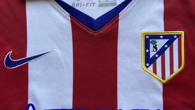 ATLETICO MADRID 2014 2015 HOME FOOTBALL SHIRT SOCCER JERSEY NIKE