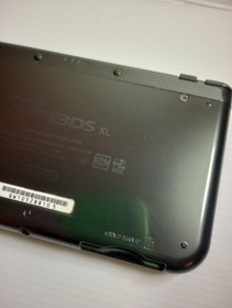 Nintendo New 3DS XL Handheld Gaming System Black Gray Dead Pixels SEE