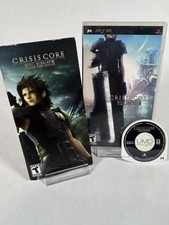 Crisis Core Final Fantasy VII Sony PSP Black Label CIB Manual Authentic