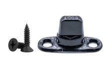 DOT Black Turnbutton 6mm 2 hole base stud boat canopy twist fastener turnbuckle