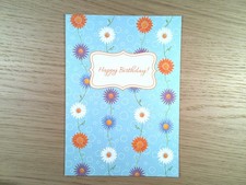 Happy Birthday Greeting Card Floral Daisy Made in USA