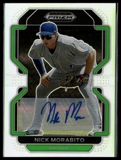 2022 Panini Prizm Draft Picks #PDP75 Nick Morabito Base Autographs Silver